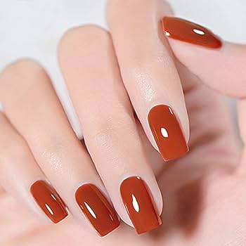 Amazon.com : Vishine Gel Nail Polish 15ml, Dark Orange Pumpkin